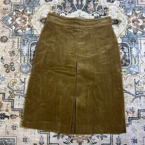 Brooks Brothers Women's Midi Corduroy Skirt New With Tags Size 4 Business Mom